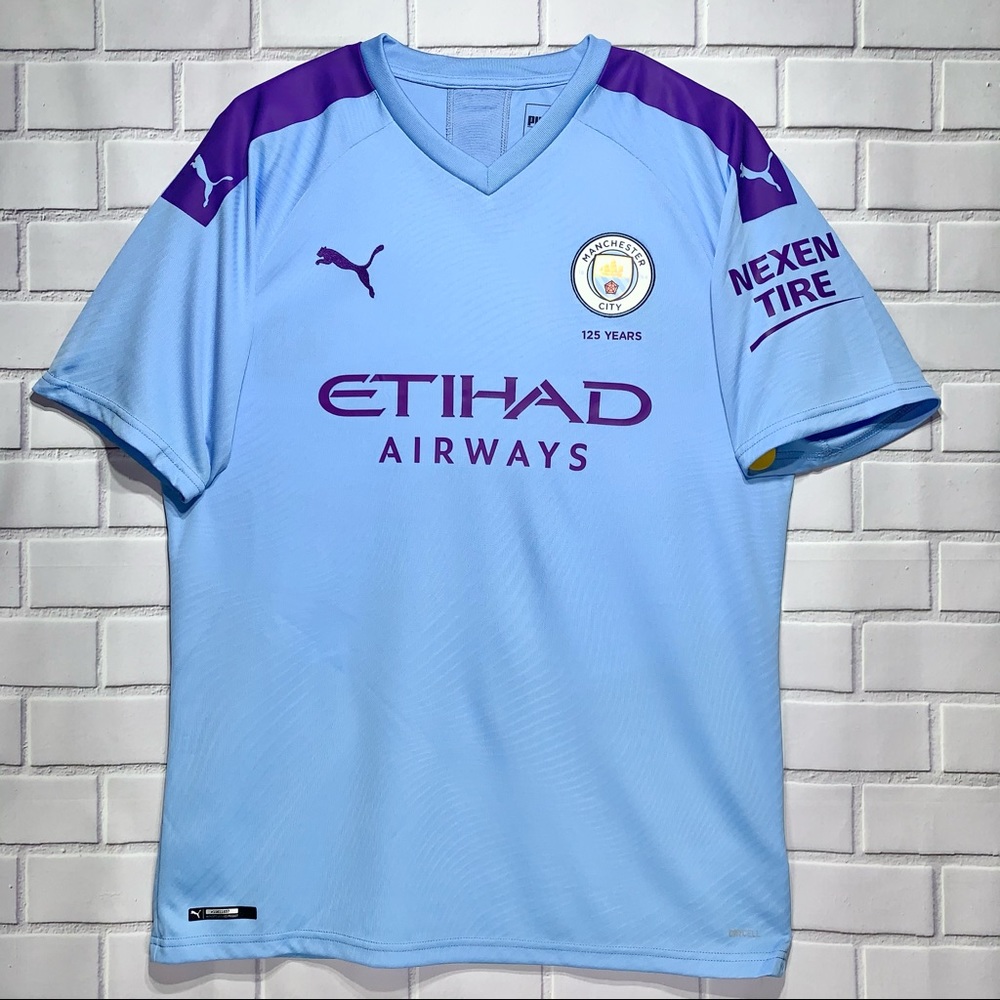 Puma MCFC Manchester City 125 Years Soccer Jersey